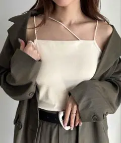 apres jour mignon カップ付き変形キャミソールのサムネイル