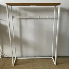 山崎実業 コンソールテーブルタワー ホワイト