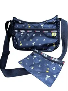 ❤︎新品未使用❤︎レスポートサック　スヌーピー　ショルダーバッグ　ポーチ付きＬサイズ LESPORTSAC スヌーピー ショルダーバック ポーチ付を買取しま