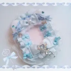 硬質ケース♡トレカデコ♡レースデコ♡ブルーヴェイパー♡ねこ♡天使♡