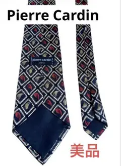 【美品】pierre cardin ペイズリー ネクタイ シルク フランス製のサムネイル