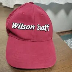 Wilson Staff 赤 キャップ ワンサイズ