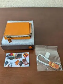 未使用・送込・匿名】abrAsus 小さい財布 Giacomoモデル オレンジ