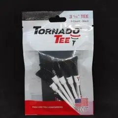 トルネードティー 3.25インチ 5本入り 黒 ブラック コンペ賞品にも