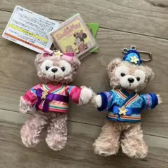 ダッフィー　シェリーメイ 和服ぬいぐるみ 2体セット disney ディズニー