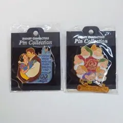 ディズニー 100周年 ピンバッジ　白雪姫　七人のこびと