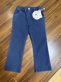 Moujonjon ストレートデニムパンツ ネイビー