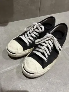 CONVERSE Jack Purcell ブラック スニーカーのサムネイル
