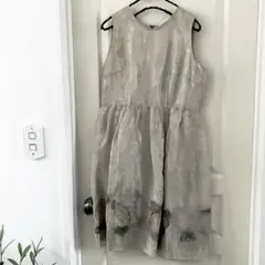 美品✨ルールロジェットleur logette✨花柄シルクノースリーブワンピースのサムネイル