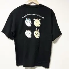 ちいかわ×サンリオキャラクターズ　コラボTシャツ　ポムポムプリン　ハチワレ