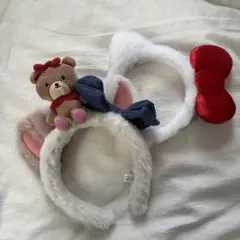 キティ•タイニーチャム サンリオ•usjカチューシャ