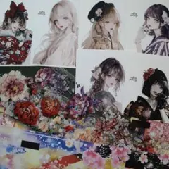 ○海外マステ切り売り10枚+cotton melody様ステッカー6枚和柄set