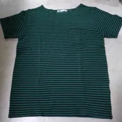 SEVENDAYS=SUNDAY ボーダーTシャツ グリーン Sのサムネイル
