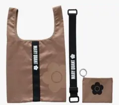 MARY QUANT エコバッグ ブラウン