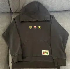 スーパーマリオ パーカー 黒 140cm