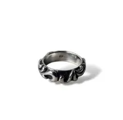 vintage Floral scroll band design ring