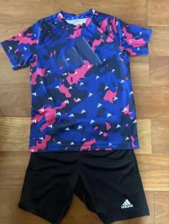 adidas カモフラージュ Tシャツ・ショートパンツセット J150