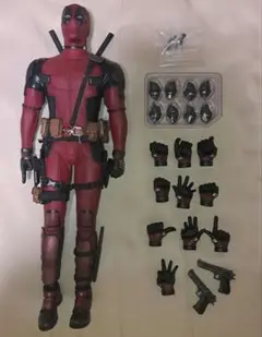 【中古】ホットトイズ デッドプール（ボーナスアクセサリー） ムービー・マスターピース】『デッドプール2』1／6スケール