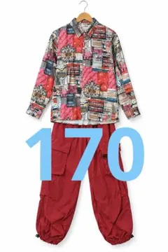 キッズ ヒップホップ ダンス衣装 セットアップ 170cm Sサイズ 相当