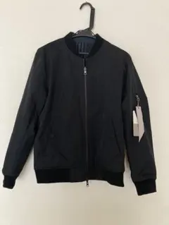 ナノユニバース　裏ストライプリバーシブル MA-1 サイズS