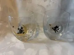 ミッキーとミニーのデザイン コップ 2個セット