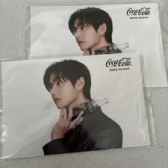 BTS V テテ コカ・コーラ ゼロ ポストカード 3枚入り2セット