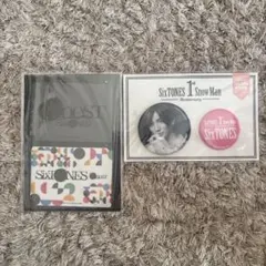 SixTONES 京本大我 缶バッジ ステッカー