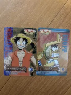 ワンピースカード ロビン、チョッパー、ウソップ - メルカリ