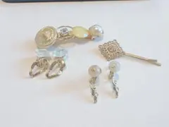 ゴールドイヤリング、ピン