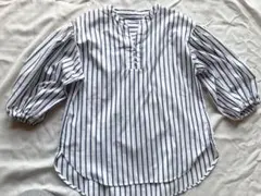 美品 SALOON ストライプシャツのサムネイル