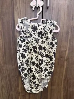 花柄フリルロンパース 98㎝