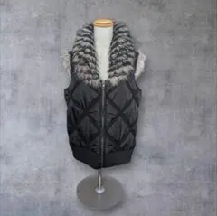 00s お兄系 y2k ギャル男 archive ファー 短丈 ダウンベスト