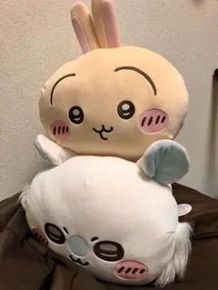 ちいかわ　もっちるねそべりBIGぬいぐるみ　うさぎ　モモンガ　２点　セット