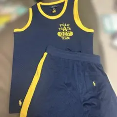 ラルフローレン/セットアップ/タンクとパンツ/メッシュ/バスケ