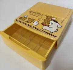 ポムポムプリン ファンシー小物入れ 鏡付き