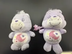 ケアベア キーホルダー 3セット 紫