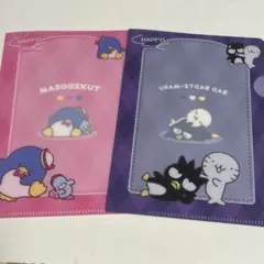 サンリオキャラクターズ　ミニクリアファイル　バッドばつ丸　サム
