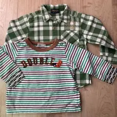ミキハウス Tシャツ 90 Wranglerの長袖シャツ95