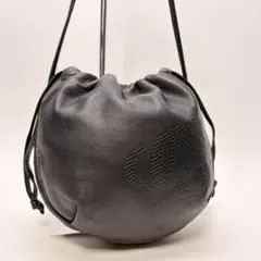 美品 LOEWE オールド ロエベ ナッパレザー ショルダー バッグ 黒