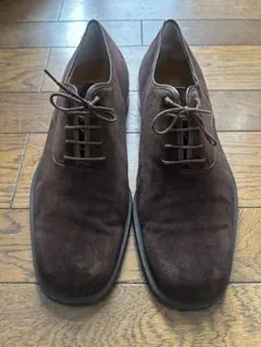 salvatore ferragamoフェラガモ　スウェード紐靴