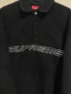 Supreme Arch Logo L/S Polo Black - メルカリ