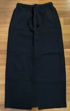 ZARA スウェットロングタイトスカート スリット入り ブラック Mサイズ