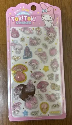 サンリオ マイメロディ マイメロ ぷっくりシール 立体シール 韓国シール