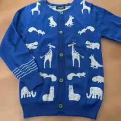 クレードスコープ　カーディガン　動物　アニマル　130