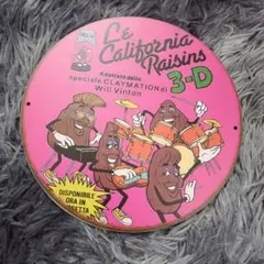 The California Raisins レトロ看板 円形　木製　20センチ