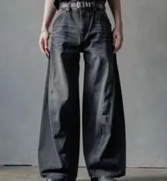 マインデニム/24aw/ジャイアントバギーデニム/グランジ加工ユーズド 