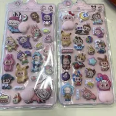 ラブブ　ぷっくりシール　セット