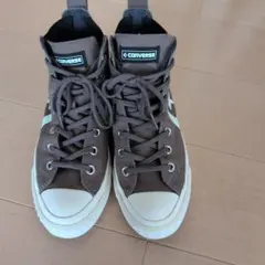 CONVERSE ブラウン ハイカットスニーカー