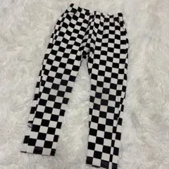ブリーズ　ブロックチェック　ロングパンツ　スキニー　長ズボン　110cm