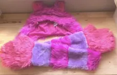 【美品】 ディズニー リゾート 限定 ファンキャップ チシャ猫 マフラー 帽子